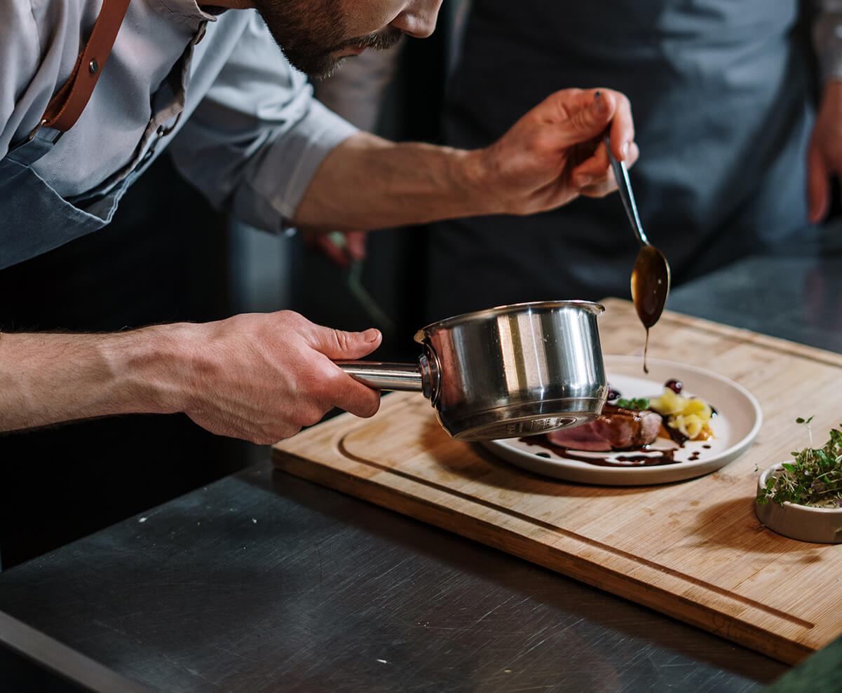 Borden opmaken chef